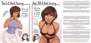 Asami Avatar Porn Captions - Bratty Avatar Korra gets trained by Asami into obedient servant with shock  collar training [femdom][shock collar][training][F/F][Artist: parkdale] :  r/hentaicaptions