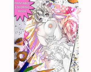 anime hentai adult coloring pages - Anime Sexy Girl - Uncensored Adult Coloring Book, Hentai Coloring Book  Printable Adult Coloring Book