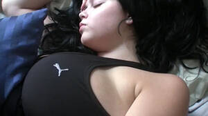 big huge tits sleeping - Sleeping girl with huge boobs fucked - Porn300.com