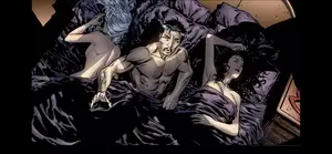 Clea Doctor Strange Porn - Dr. Strange having a threesome with Clea & Wanda Maximoff/Scarlet Witch.  [New Avengers: Illuminati #3, 2006] nudes by burner6688