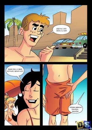 Archie Toon Porn Parody - áˆ Sexo con diversiÃ³n entre amigos en la playa - Milftoon Comic