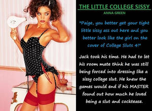 College Sissy Captions Porn - The little college sissy.