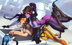 hot lesbian hentai herma - Erotic, hentai, anime, sexy drawings of characters from Blizzard's  Overwatch video game