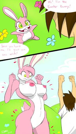 Anthro Furry Rabbit Porn - Rule 34 - 2013 anthro anthromorph big breasts breasts brown hair comic cute  dialog easter easter bunny english text female feral flower full color furry  green eyes hair holidays human instant loss