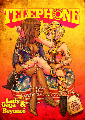 beyonce cartoon lesbian fuck - Lady Gaga's Lesbian Phallus | Bully Bloggers