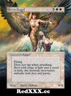 Mtg Angel Porn - In case anyone needs this for their Angel tribal EDH deck. Fantastic  alternate art. According to MaRo this is just as real as authentic original  art MTG cards! from mel mel maro