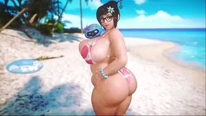 Biggest Tits And Ass Porn - Mei - thicc; big ass; big butt; big tits; big boobs; big breasts; shaking  boobs; 3D sex porno hentai; (@banskinator) [Overwatch]