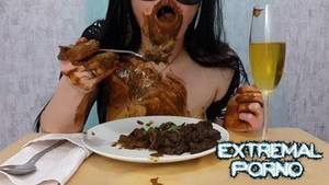 Dinner Porn - Anna - Private Dinner - Eat Shit - Part 2