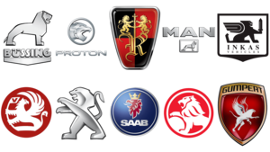 Lion Sign - Car logos with lions