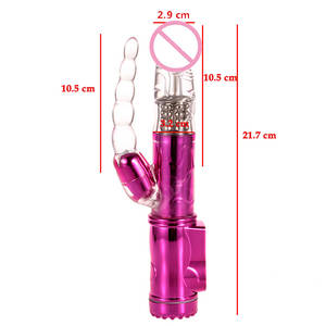 Electric Dildo Porn - Electric Double vibrator rotated vibration clitoral anal vagina vibrator  powered amazing dildo vibrator porn sex toy for women-in Vibrators from  Beauty ...