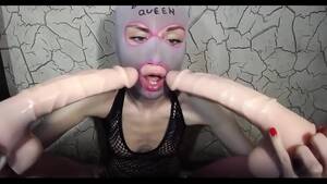 girl dildo deepthroat - Webcam Dildo Deepthroat Gagging Queen - Masked Blowjob Queen Doing Double Dildo  Deepthroat - watch more on Amateur-Cam-Girls.com - XVIDEOS.COM