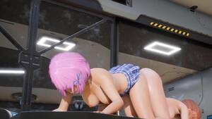 hentai lesbians sharing dildo - 3D Hentai: Sexy Lesbian Teens Sharing a Black Dildo Uncensored Hentai - Lesbian  Porn Videos