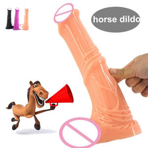 Dick Dildo Porn - 3 color realistic TPE huge dildos giant horse big penis dick adult sex toys  for woman