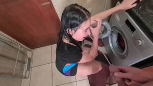 Golden Piss - Pisswhore gets a surprise golden shower while doing laundry - XVIDEOS.COM