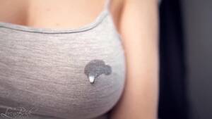 leaking lactation porn video - Got Milk? Milk Leaking through Shirt Tryout (simulated)