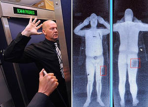 Airport Strip Search Porn - body scanner at Manchester Airport
