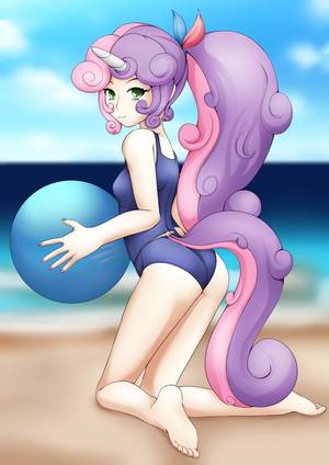 Mlp Sweetie Belle Human Porn - ... feet, horned humanization, humanized, looking at you, nail polish,  older, one-piece swimsuit, solo, solo female, suggestive, sweetie belle,  swimsuit, ...