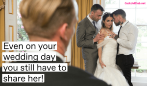 interracial wife on wedding night captions - 12 Juicy Captions of Wedding Day for Hotwife - Cuckold Club