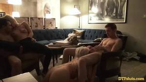 hotel wife group sex - Two Blonde Babes DP Anal In Real Swinger Group Sex Late Night Hotel Party -  FAPCAT