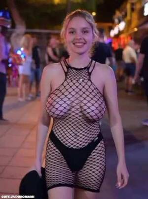 big boobs see through clothes - ðŸ”¥ Big Tits Dress Exhibitionist Loop Pretty Public See Thr...