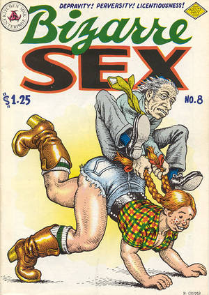 Bizarre Sex Comics - Bizarre Sex 8 by #Robert_Crumb #underground_comics