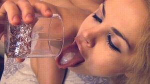 girls drinking cum from glass - Drink-cum-glass And Sexy Porn Gif | Pornhub.com