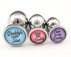 dd lg spanking butt plug - Butt plugs. Custom BDSM buttplugs available in a choice of bdsm/ ddlg  phrases, sizes and colours Mature listing 18+ | Pornhint