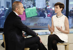 anne hathaway upskirt nude - Matt Lauer Interviews: See 6 of His Most Infamous Today Show Sit-Downs