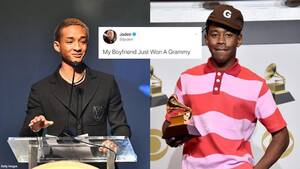 Jaden Smith Gay Porn Black - Jaden Smith Congratulates 'Boyfriend' Tyler the Creator for Grammy Win