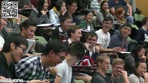 caught in class - An unnamed student went down in shock when the soundtrack of the video clip  he was watching, caught the attention of everyone.