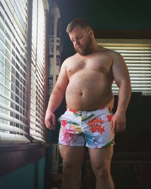 Beefy Muscle Bears Porn - I ordered these adorable swimming trunks, but apparently XXL isn't large  enough or I can't wear anything that isn't made of stretchy material  anymore ðŸ˜©