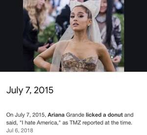 Ariana Grande Victoria Justice Dildo Porn - 6 years ago yesterday; the infamous donut scandal : r/ariheads