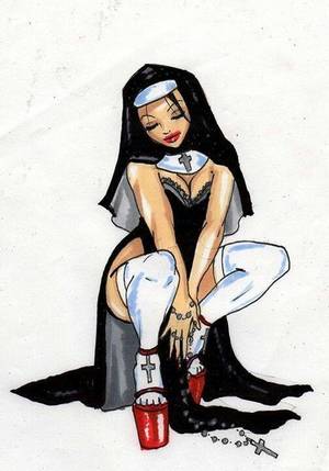 Evil Nun Cartoon - Sexy Nun â€¢Night-seraph
