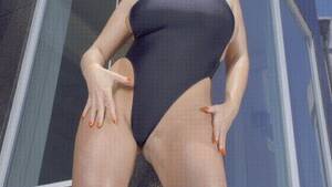 black swimsuit - Closeup On Hot Body In Black Swimsuit Porn Gif | Pornhub.com