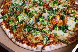 California Italian Porn - Veggie pizza at Master Pieza. | Mabel Suen