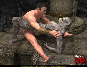 Deer 3d Porn - Busty fallow deer-like woman gives head to a horny Roman legionnaire -  CartoonTube.XXX