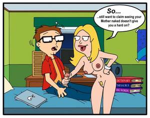 American Dad Francine Smith Porn - The sight of naked Francine Smith gives a rock firm on even for Steve! â€“ American  Dad Porn
