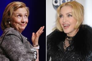 Madonna Sex Blowjob - Madonna says she'll give blow jobs in return for Hillary Clinton votes |  Metro News