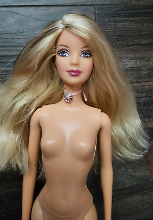 Blonde Barbie Doll Porn - BARBIE DOLL NUDE - FASHION FEVER H0916 - PURPLE EYES - BLOND HIGHLIGTHTED  HAIR | eBay