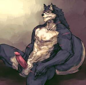 Male Anthro Wolf Porn - Rule 34 - 1boy anthro balls canine erection fur furry male male only nude  penis rouen solo wolf | 844606