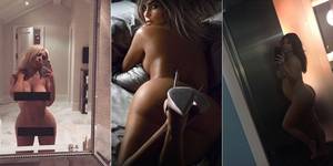 Kim Kardashian Nude - Kim Kardashian naked in a tree