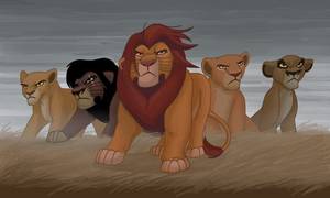 Lion King Furry Porn Snadwich - Kiara, Kovu, Simba, Nala, and Vitani lion king dimentie