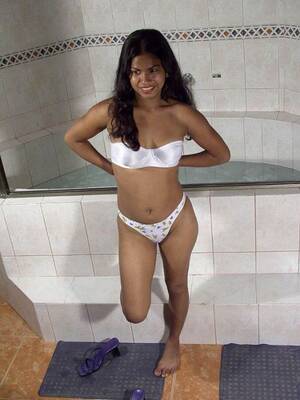 cute indian teen solo - Indian teen strips to soak in the nice warm - XXX Dessert - Picture 6