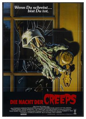 80s Posters - German poster for Night of the Creeps (1986), one of my favourite 80s