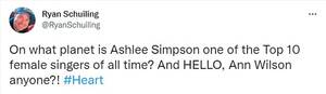Ashlee Simpson Tina Porn - Barstool Sports declares Ashlee Simpson, Addison Rae among its top ten  female singers of ALL TIME | Daily Mail Online