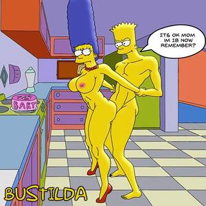 Bart And Marge Simpson Porn - Barts 18th Birthday - EPORNER