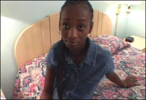 black girl gets pussy stuffed - Xxx black porn. Black girl gets stuffed in the ass and in the pussy with a  dildo.