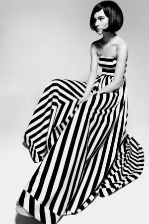 Future Black 80s Porn - Fashion Photography black and white stripes