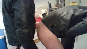 Leather Jacket Fuck Porn - Leather fuck: Strap-on/Leather Jacket Daddiesâ€¦ ThisVid.com