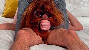 massive cumshots red hair - Ginger Redhead Hairjob Massage Jerk Off till Huge Cumshot in Long Red Hair  Porn Video - Rexxx